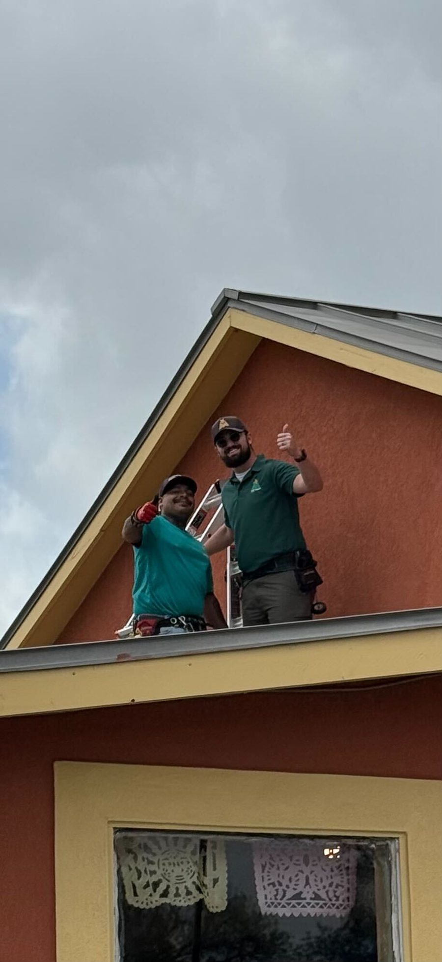 Dalton and the Nicely Lighting crew on a completed install